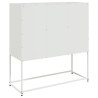 Szafka, biała, 100,5x39x107 cm, stal