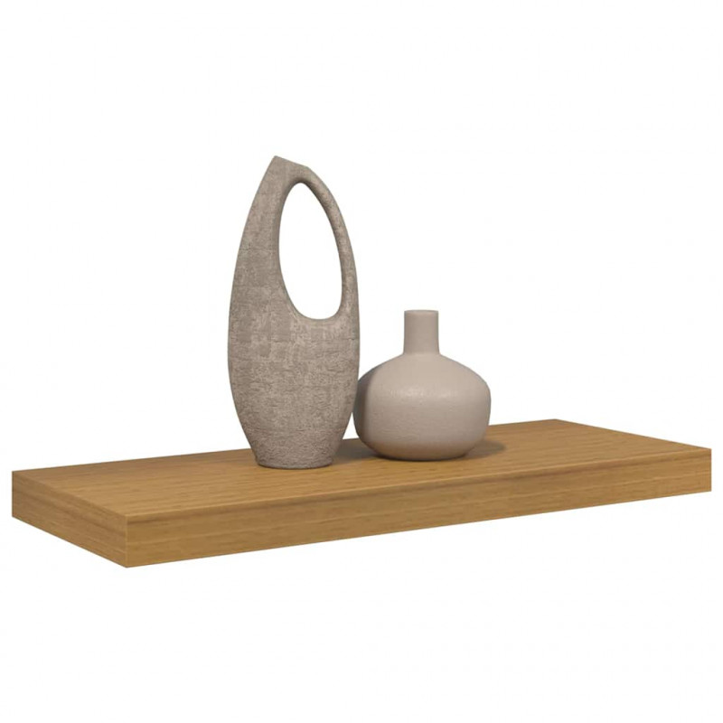 Półka ścienna Beżowy 50 x 23 x 4 cm Materiał drewnopochodny