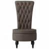 Fotel typu slipper Ciemnoszary 56,5 x 70 x 110 cm