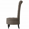 Fotel typu slipper Ciemnoszary 56,5 x 70 x 110 cm