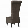 Fotel typu slipper Ciemnoszary 56,5 x 70 x 110 cm