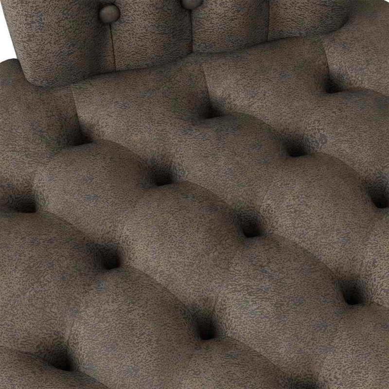 Fotel typu slipper Ciemnoszary 56,5 x 70 x 110 cm