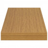 Półka ścienna z przechowywaniem 2 pcs Beżowy 60 x 23,5 x 4 cm