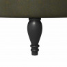 Fotel typu slipper Zielony wojskowy 56,5 x 70 x 110 cm