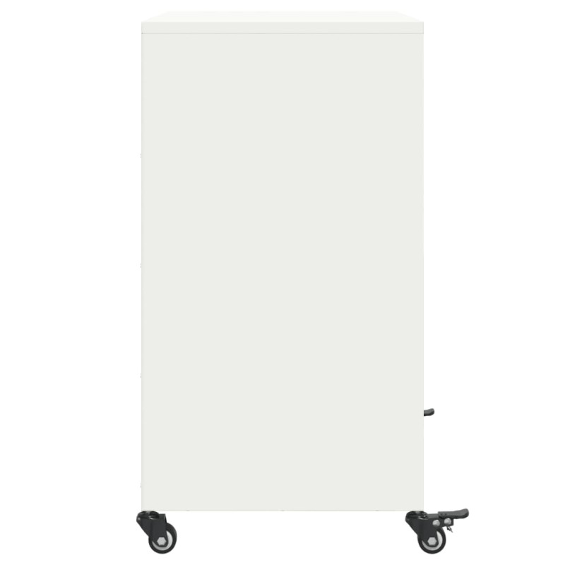 Szafka, biała, 68x39x72 cm, stal