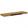 Półka ścienna z przechowywaniem 2 pcs Beżowy 90 x 23,5 x 4 cm