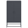 Szafka, antracytowa, 68,5x38,5x123,5 cm, stal