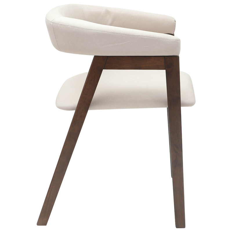 Krzesła jadalne 2 pcs Jasny Brąz 54 x 57 x 73 cm Drewno Gumowe