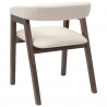 Krzesła jadalne 2 pcs Jasny Brąz 54 x 57 x 73 cm Drewno Gumowe