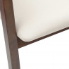 Krzesła jadalne 2 pcs Jasny Brąz 54 x 57 x 73 cm Drewno Gumowe