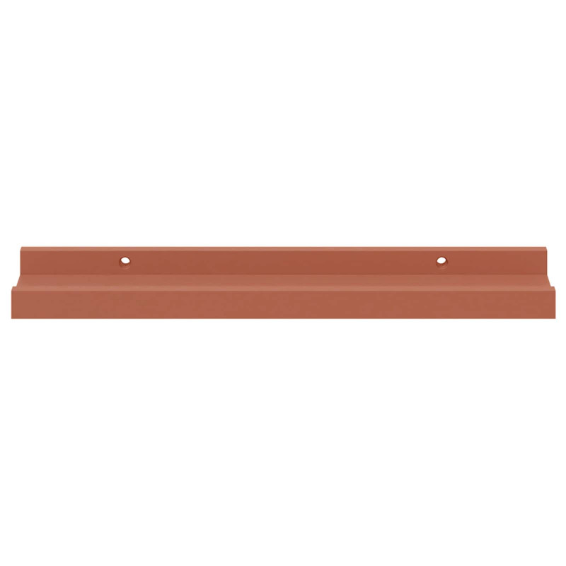 Półka ścienna z półką 2 pcs Czerwony 40 x 9 x 3 cm
