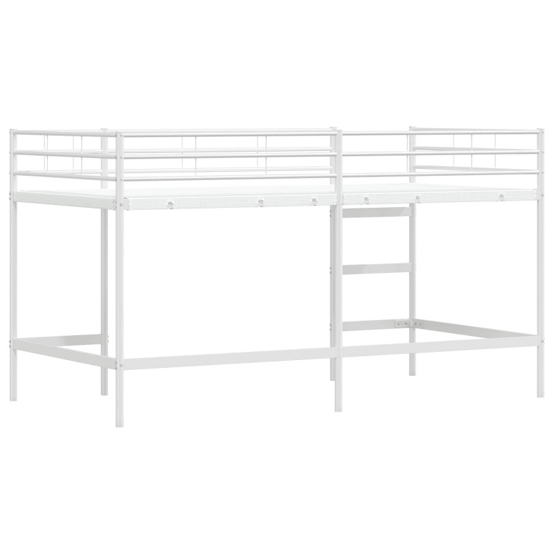 Łóżko piętrowe dla dzieci Biały 90 x 200 cm Stal