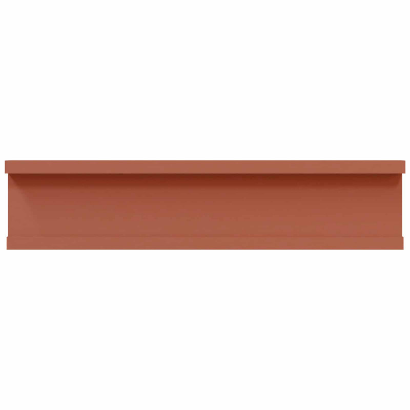 Półka ścienna z półką 2 pcs Czerwony 40 x 9 x 3 cm