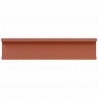 Półka ścienna z półką 2 pcs Czerwony 40 x 9 x 3 cm
