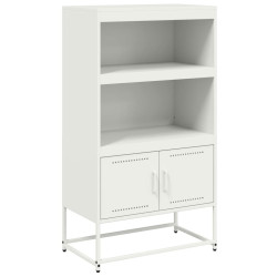 Szafka, biała, 68,5x38,5x123,5 cm, stal