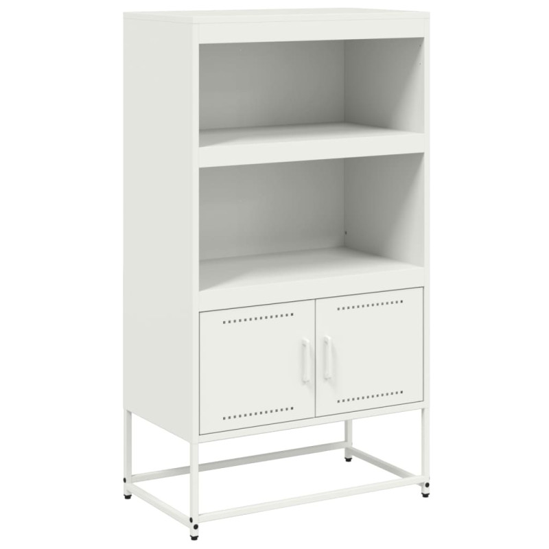 Szafka, biała, 68,5x38,5x123,5 cm, stal