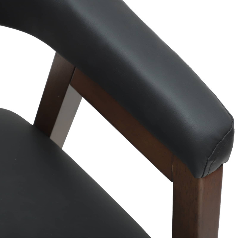 Krzesła jadalne 2 pcs Jasny Brąz 54 x 57 x 73 cm Drewno Gumowe