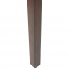 Krzesła jadalne 2 pcs Jasny Brąz 54 x 57 x 73 cm Drewno Gumowe