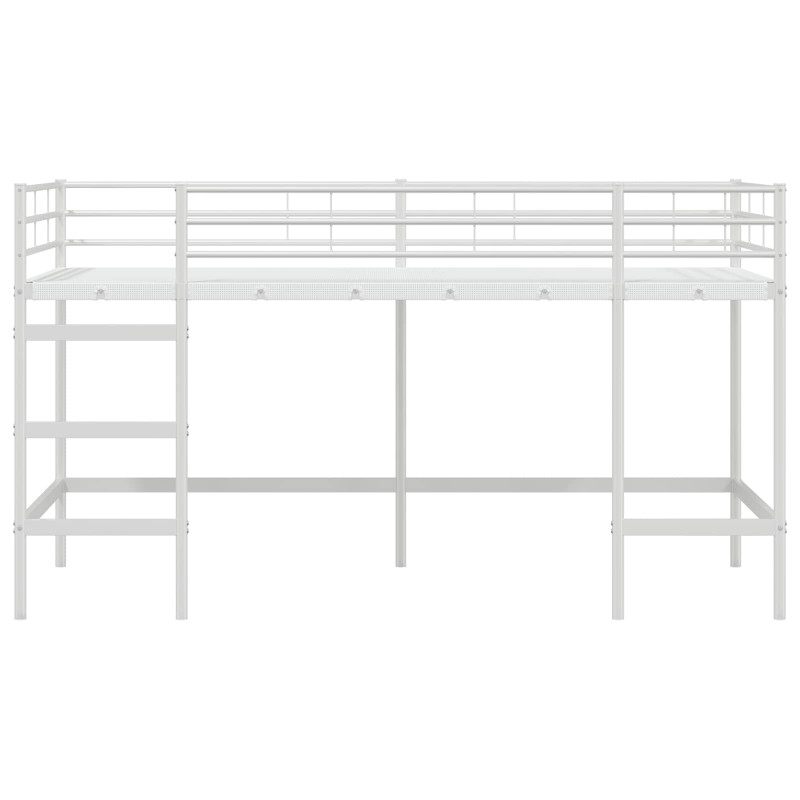 Łóżko piętrowe dla dzieci Biały 107 x 200 cm Stal