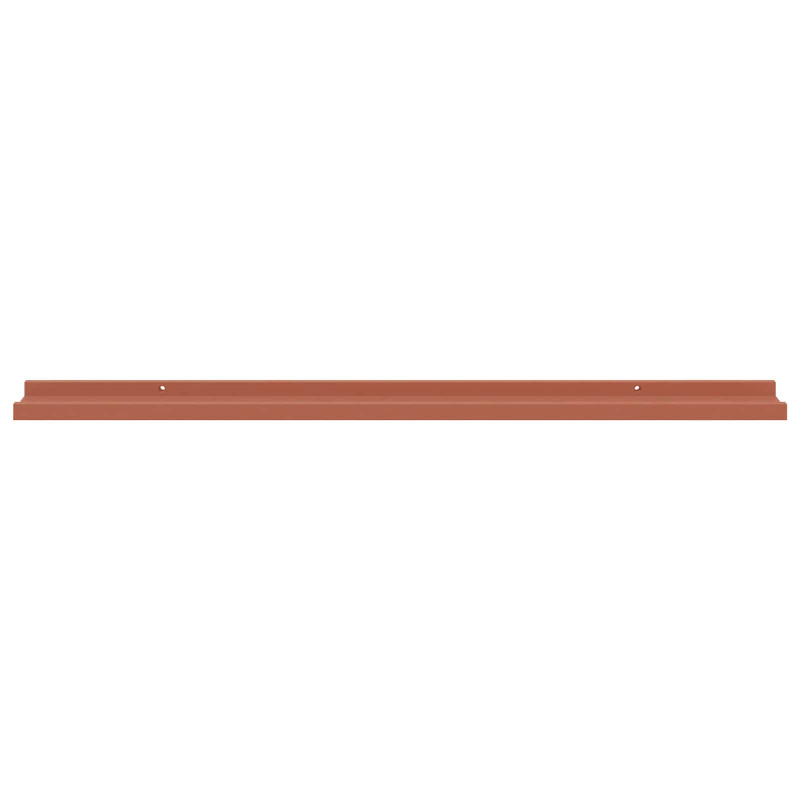 Półka ścienna z półką 2 pcs Czerwony 100 x 9 x 3 cm