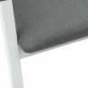 Krzesła jadalne 2 pcs Biały 54 x 57 x 73 cm Drewno Gumowe