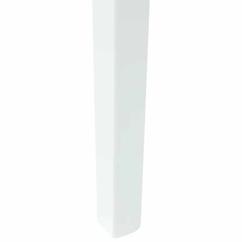 Krzesła jadalne 2 pcs Biały 54 x 57 x 73 cm Drewno Gumowe