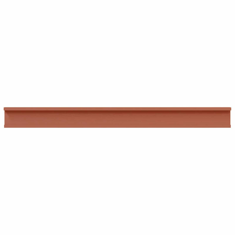 Półka ścienna z półką 2 pcs Czerwony 100 x 9 x 3 cm