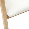 Krzesła jadalne 2 pcs Naturalny 54 x 57 x 73 cm Drewno Gumowe