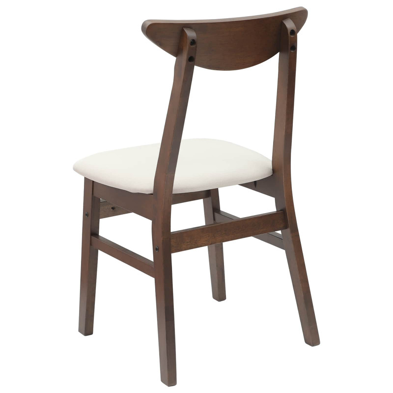Krzesła jadalne 2 pcs Jasny Brąz 42 x 47.5 x 81 cm