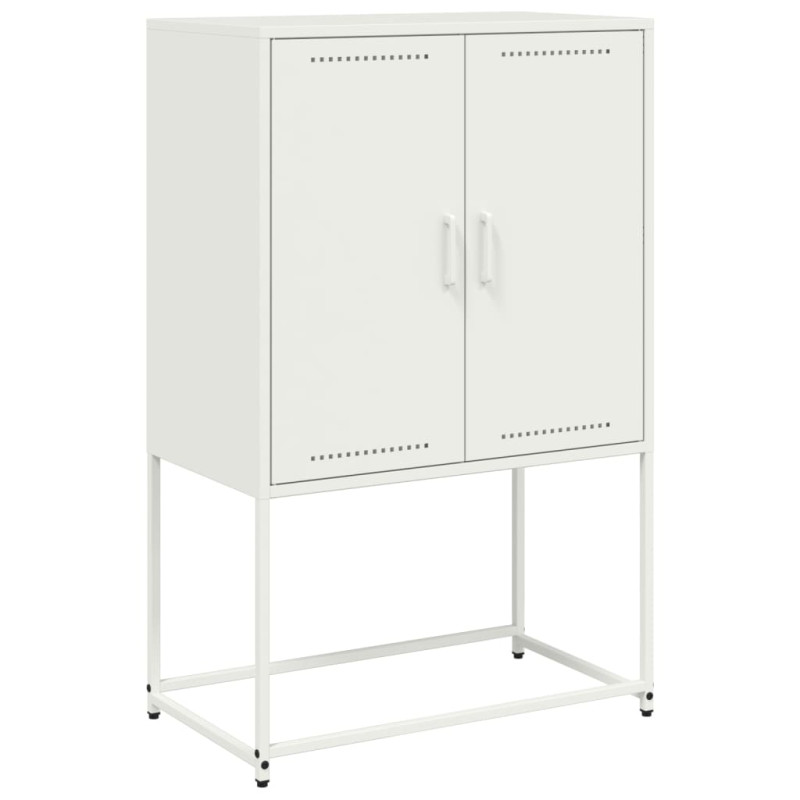 Szafka, biała, 68,5x38,5x107 cm, stal