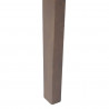 Krzesła jadalne 2 pcs Jasny Brąz 42 x 47.5 x 81 cm