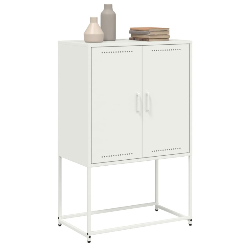 Szafka, biała, 68,5x38,5x107 cm, stal