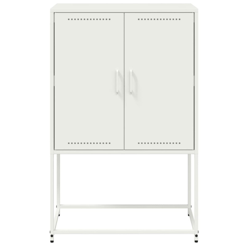 Szafka, biała, 68,5x38,5x107 cm, stal