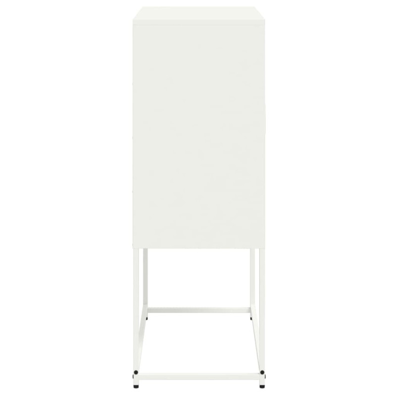 Szafka, biała, 68,5x38,5x107 cm, stal
