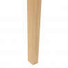 Krzesła jadalne 2 pcs Naturalny 42 x 47.5 x 81 cm Drewno Gumowe
