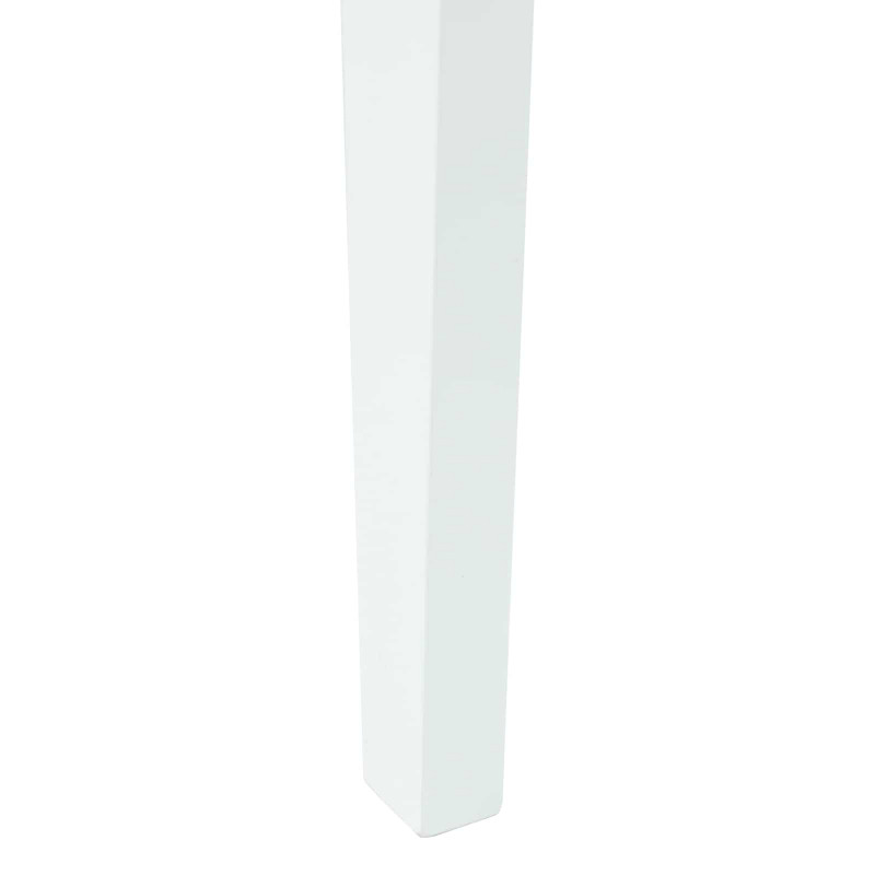 Krzesła jadalne 2 pcs Biały 42 x 47.5 x 81 cm Drewno Gumowe