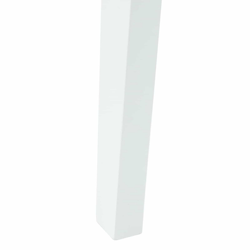 Krzesła jadalne 2 pcs Biały 42 x 47.5 x 81 cm Drewno Gumowe