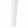 Krzesła jadalne 2 pcs Biały 42 x 47.5 x 81 cm Drewno Gumowe