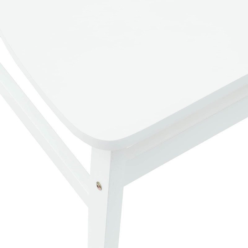 Krzesła jadalne 2 pcs Biały 42 x 47.5 x 81 cm Drewno Gumowe