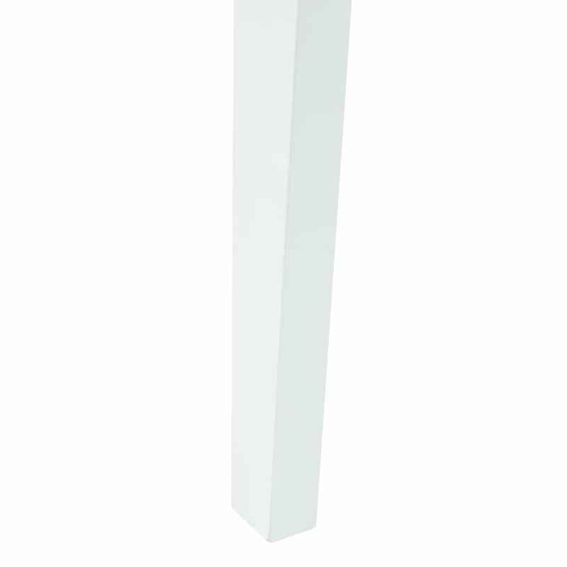 Krzesła jadalne 2 pcs Biały 42 x 47.5 x 81 cm Drewno Gumowe
