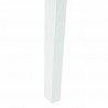 Krzesła jadalne 2 pcs Biały 42 x 47.5 x 81 cm Drewno Gumowe