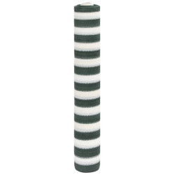 Siatka cieniująca, zielono-biała, 1x10 m, HDPE, 195 g/m²