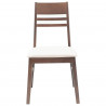 Krzesła jadalne 2 pcs Jasny Brąz 43 x 54 x 89 cm Drewno Gumowe