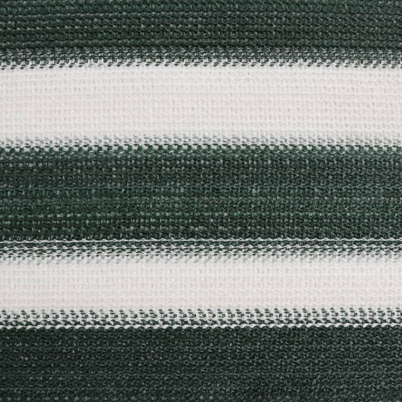 Siatka cieniująca, zielono-biała, 1x10 m, HDPE, 195 g/m²