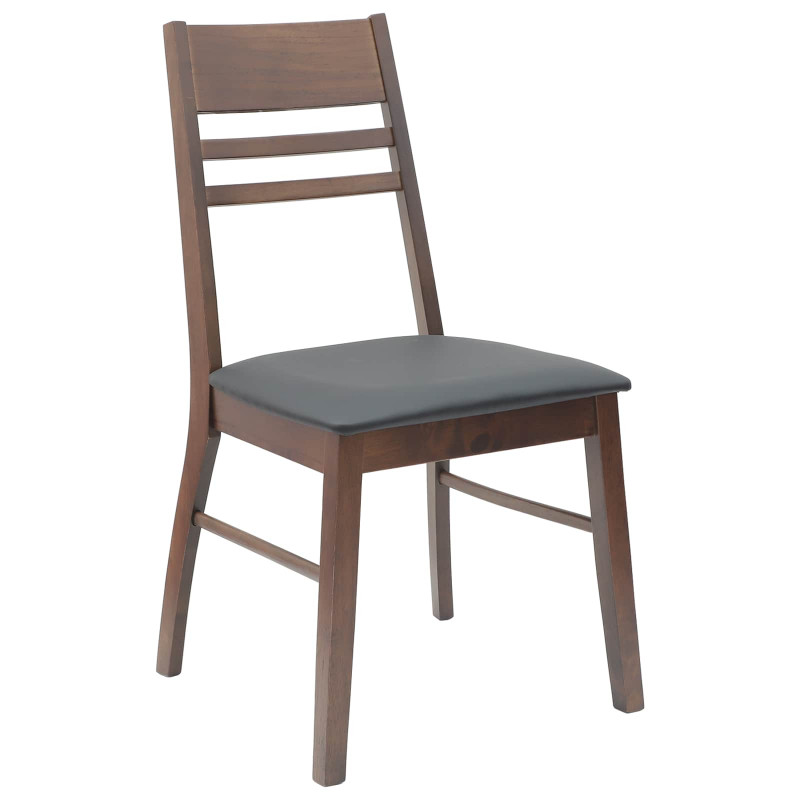 Krzesła jadalne 2 pcs Jasny Brąz 43 x 54 x 89 cm Drewno Gumowe