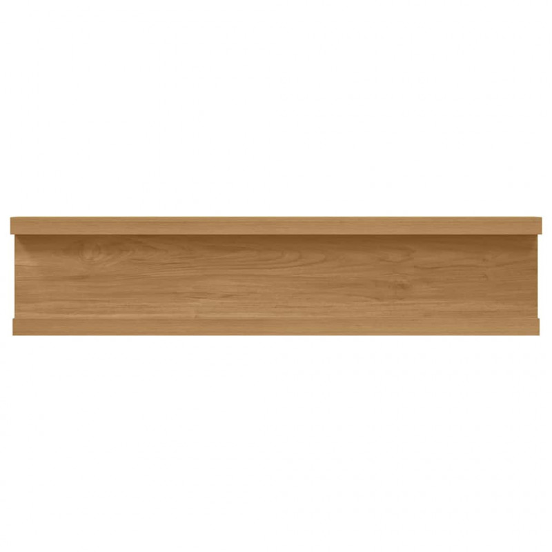 Półka ścienna z półką 4 pcs Brązowy 40 x 9 x 3 cm