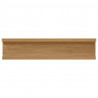 Półka ścienna z półką 4 pcs Brązowy 40 x 9 x 3 cm