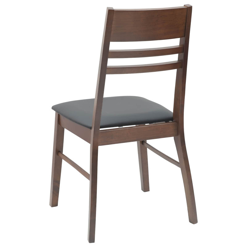 Krzesła jadalne 2 pcs Jasny Brąz 43 x 54 x 89 cm Drewno Gumowe
