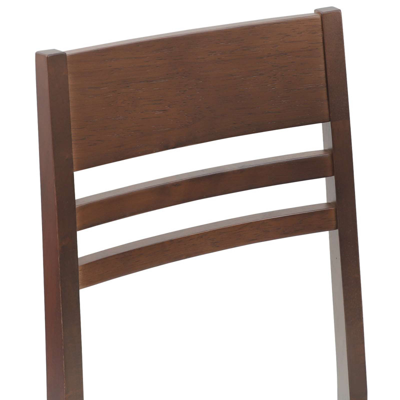 Krzesła jadalne 2 pcs Jasny Brąz 43 x 54 x 89 cm Drewno Gumowe