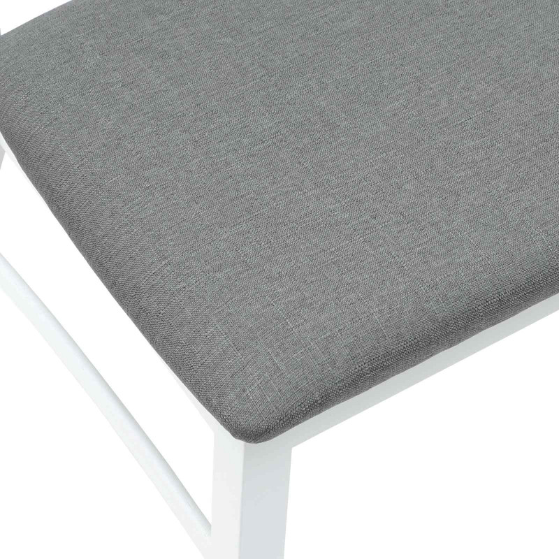 Krzesła jadalne 2 pcs Biały 43 x 54 x 89 cm Drewno Gumowe